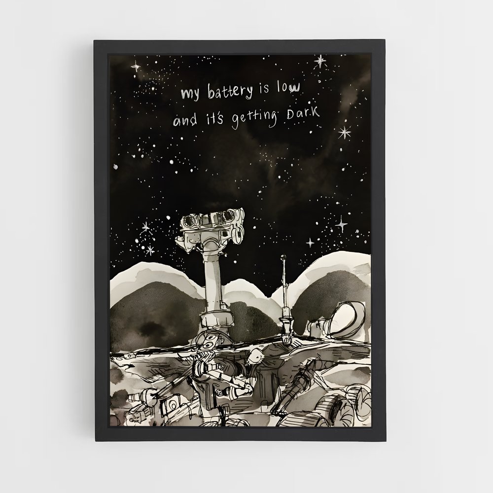 Poster L'Homme et les Étoiles – affiche Astronomie (vue 2)
